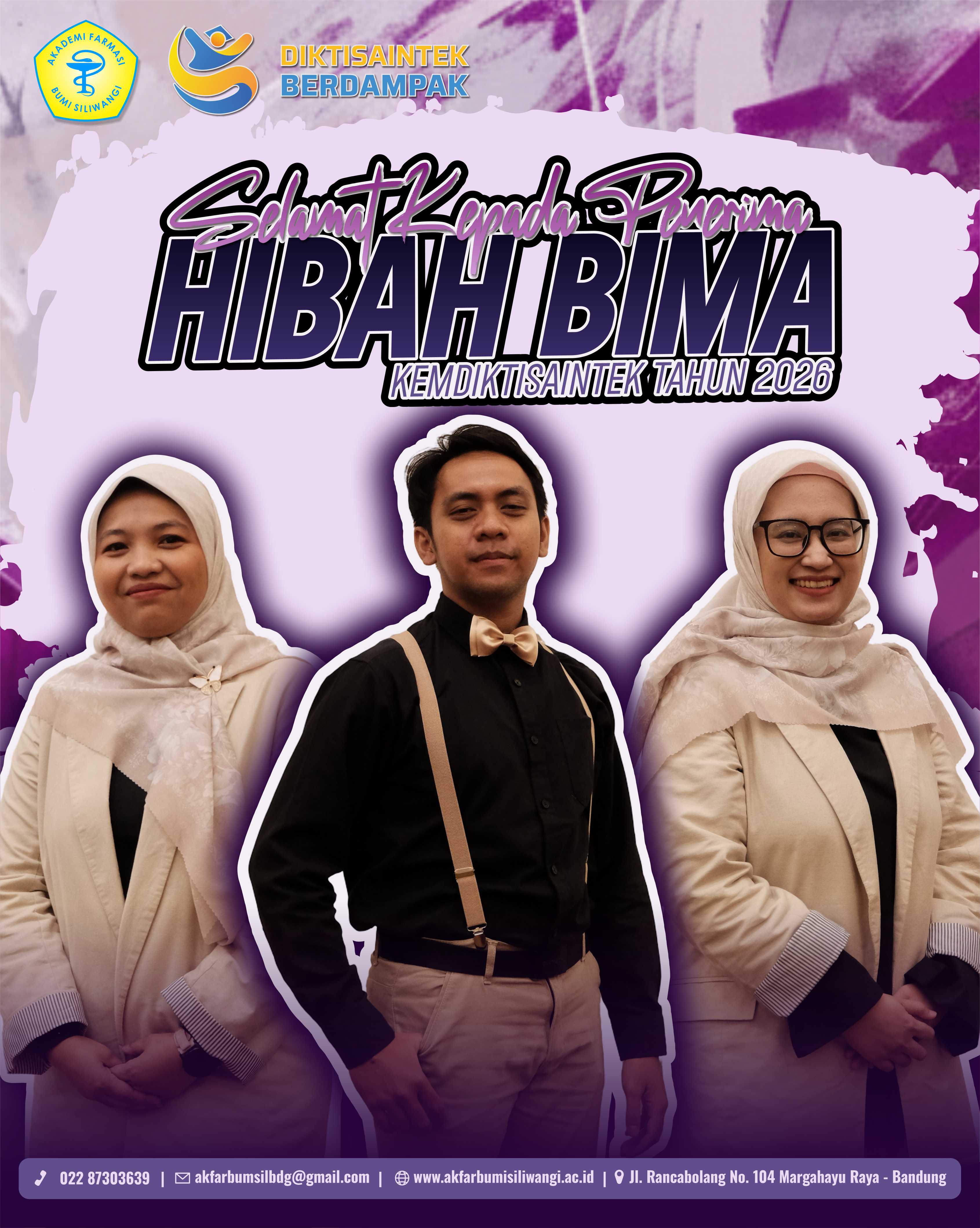 AKADEMI FARMASI BUMI SILIWANGI RAIH HIBAH BIMA KEMDIKTISAINTEK 2026, PERKUAT RISET INOVATIF DI BIDAN